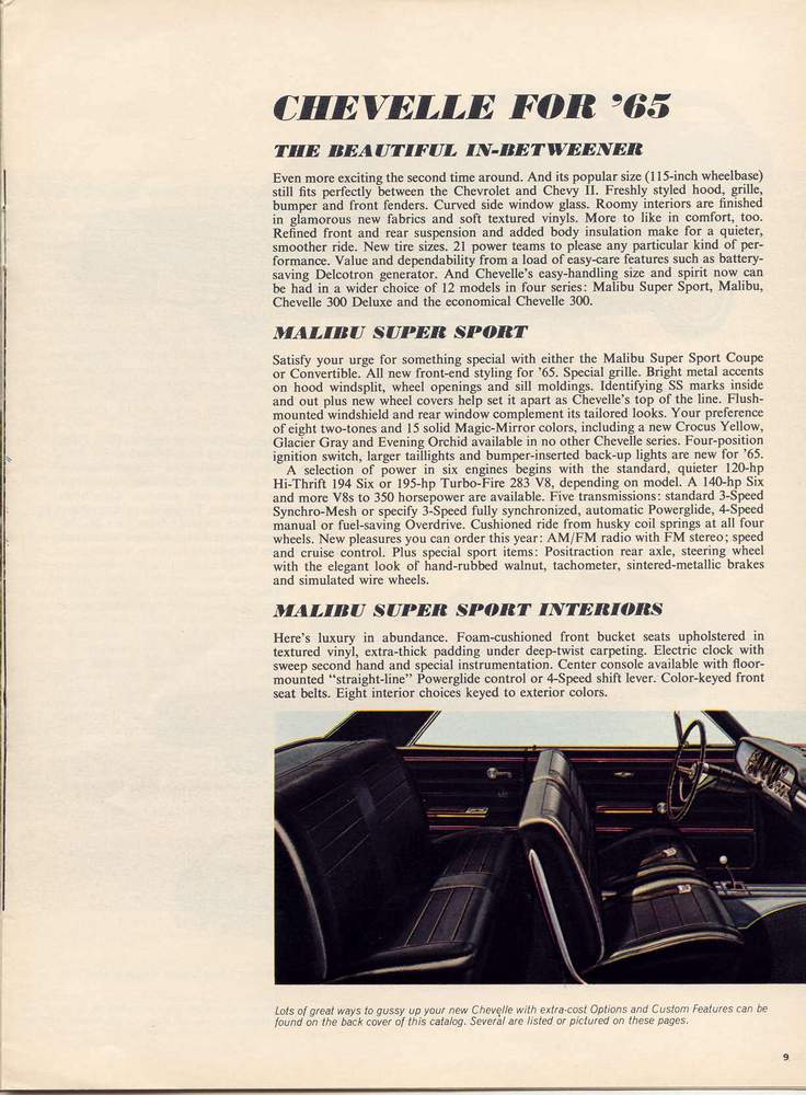 1965 Chevrolet Brochure Page 15